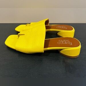 Franco Sarto Women's Yellow Sandals/size 6.5